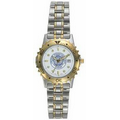 Men's Newport Two Tone Bracelet Watch W/ White Dial